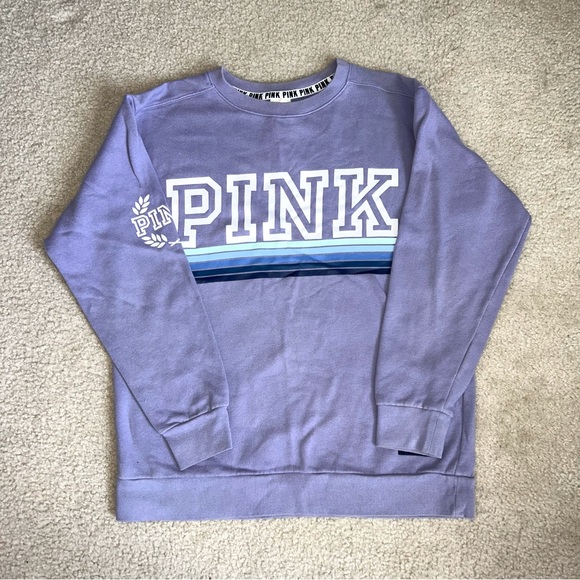 PINK Lavender Sweatshirt - Size XS - Picture 1 of 6